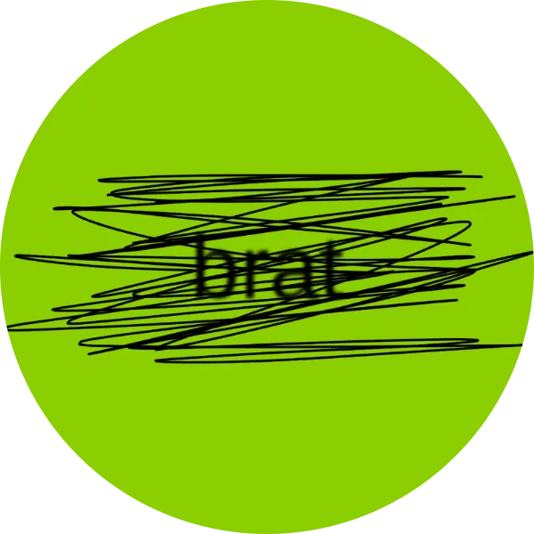 brat generator circle by bratgeneration.com